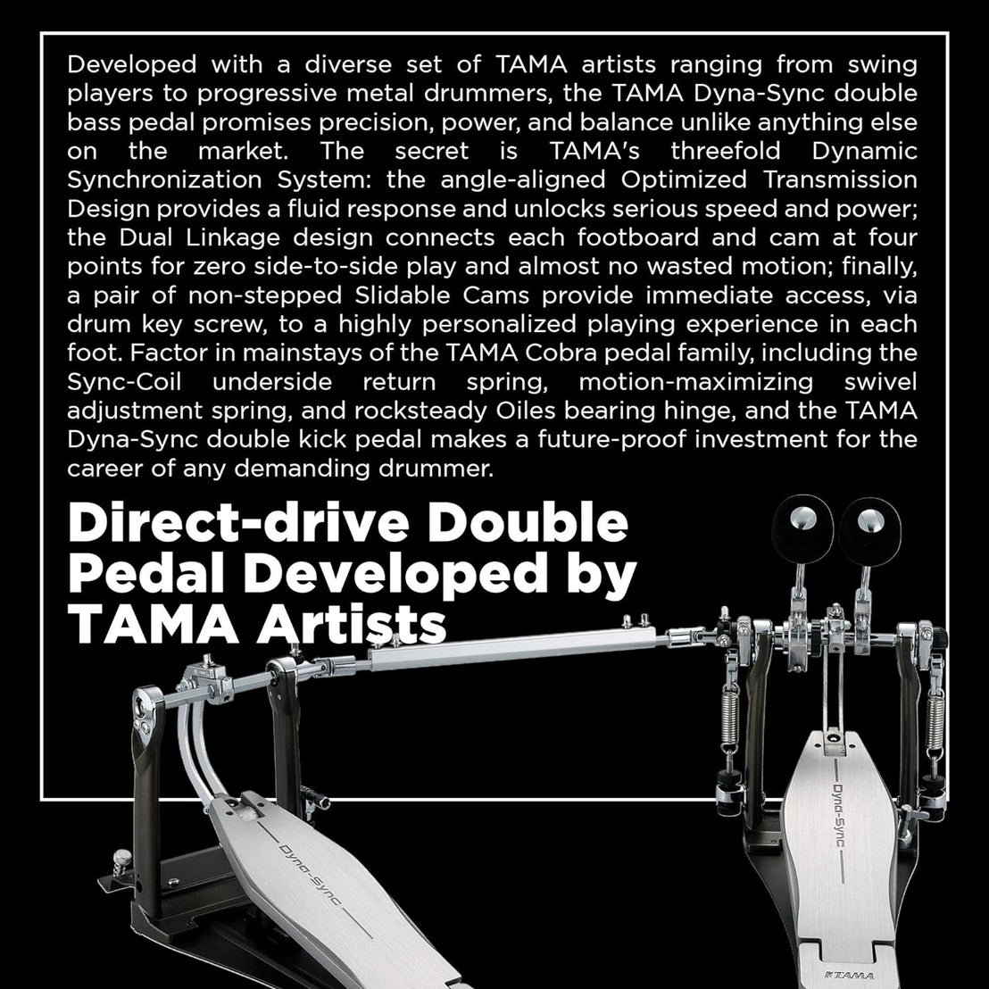 Pedal Đôi Trống Bass TamaHPDS1TW Dyna-Sync-Mai Nguyên Music