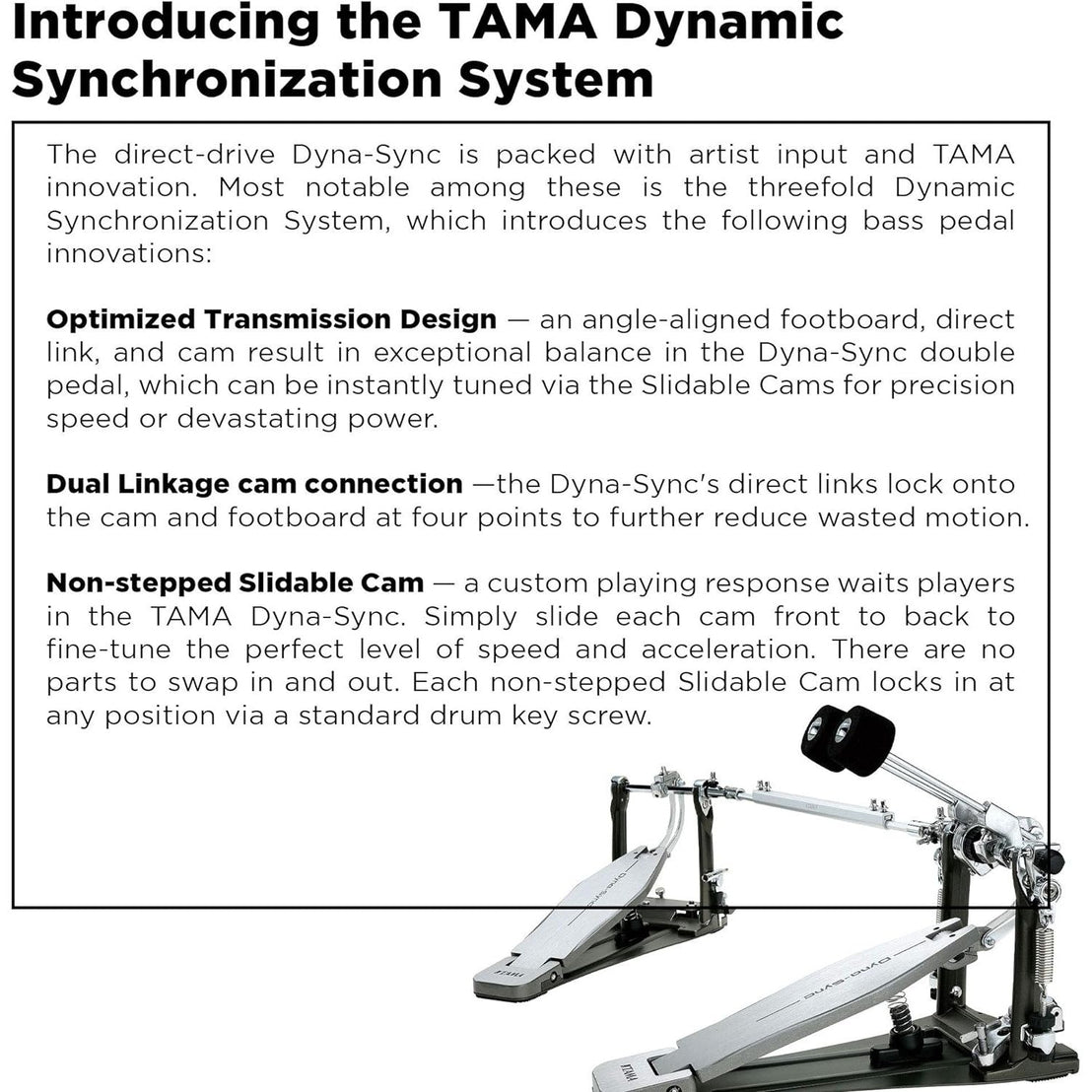 Pedal Đôi Trống Bass TamaHPDS1TW Dyna-Sync-Mai Nguyên Music