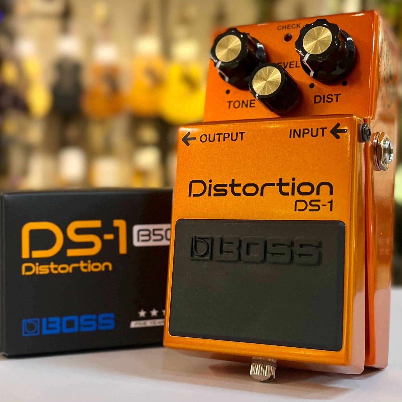 Pedal Guitar Boss DS-1-B50A Distortion 50th Anniversary Limited Edition-Mai Nguyên Music