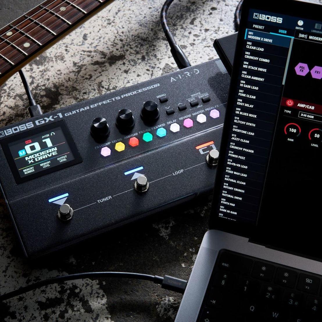 Pedal Guitar Boss GX-1 Effects Processor-Mai Nguyên Music