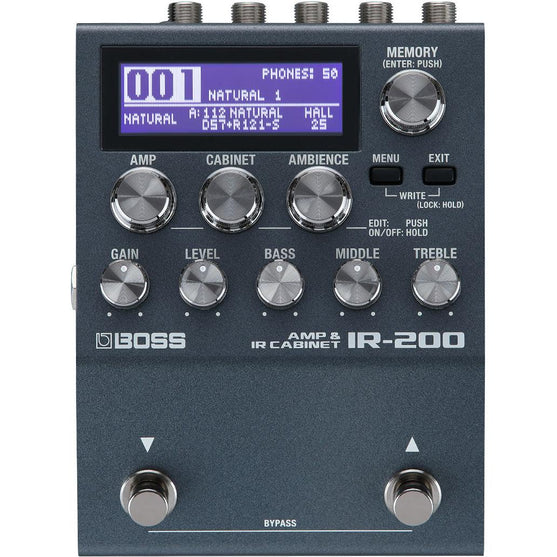 Pedal Guitar Boss IR-200 Amp & IR Cabinet-Mai Nguyên Music