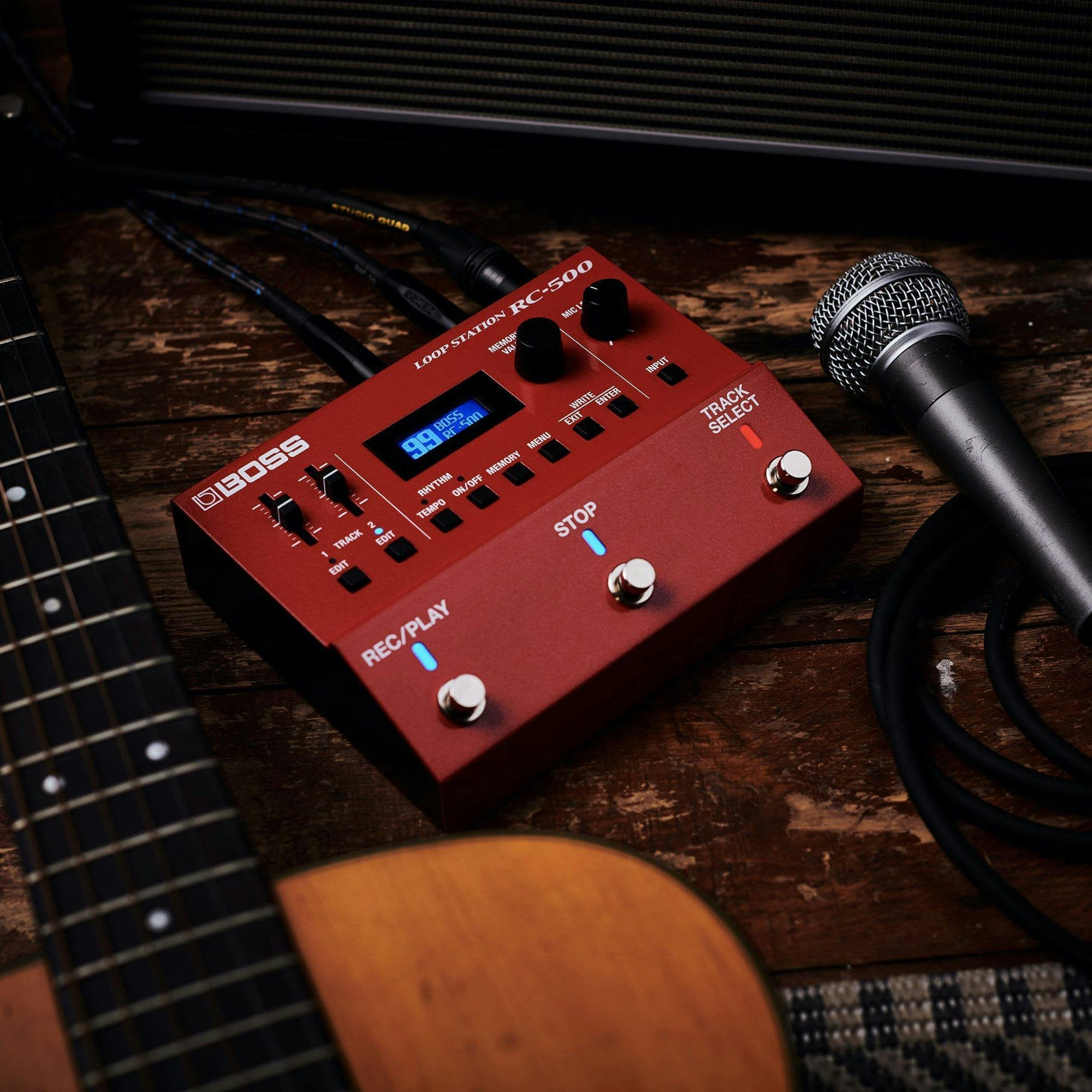 Pedal Guitar Boss RC-500 Loop Station-Mai Nguyên Music