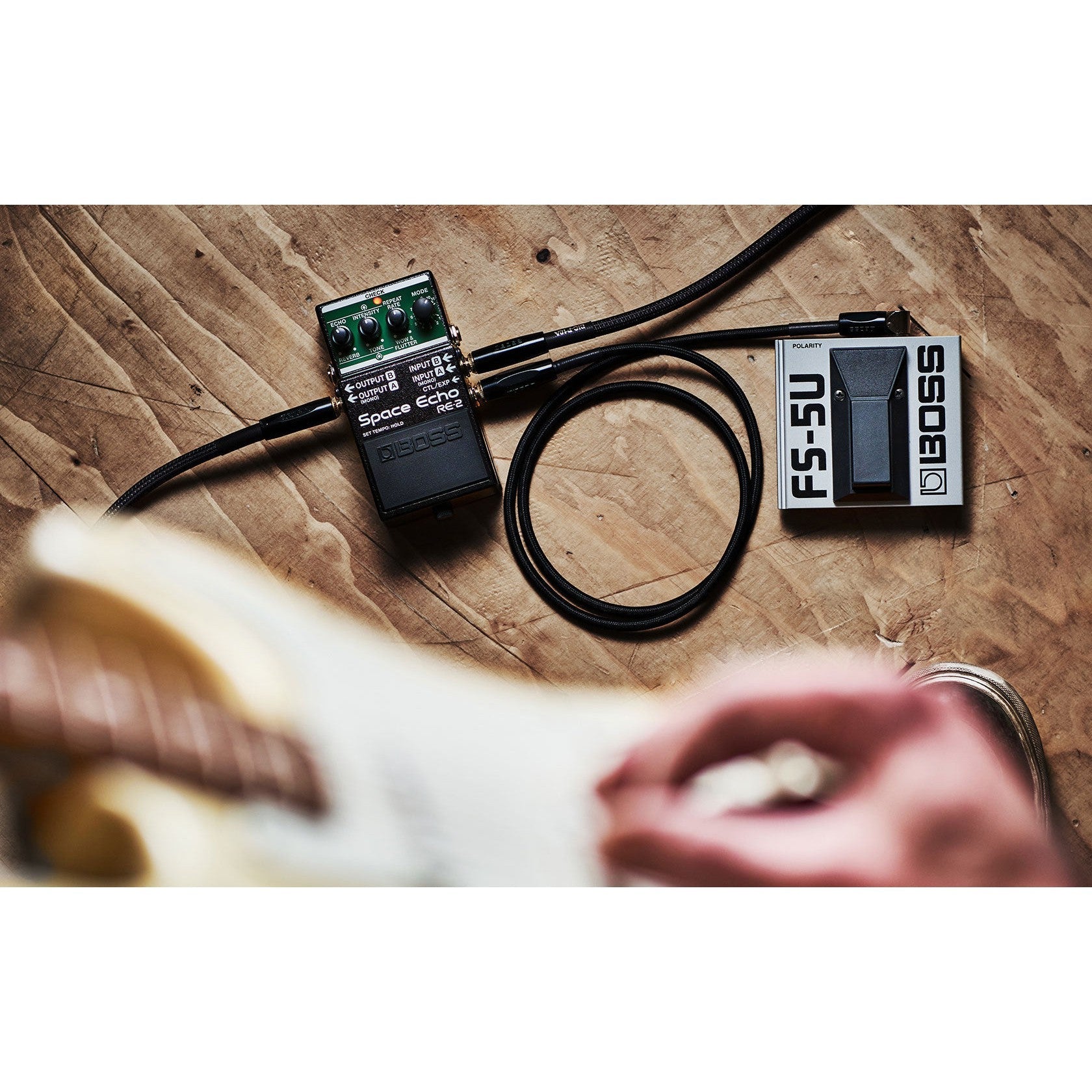 Pedal Guitar Boss RE-2 Space Echo Delay & Reverb-Mai Nguyên Music