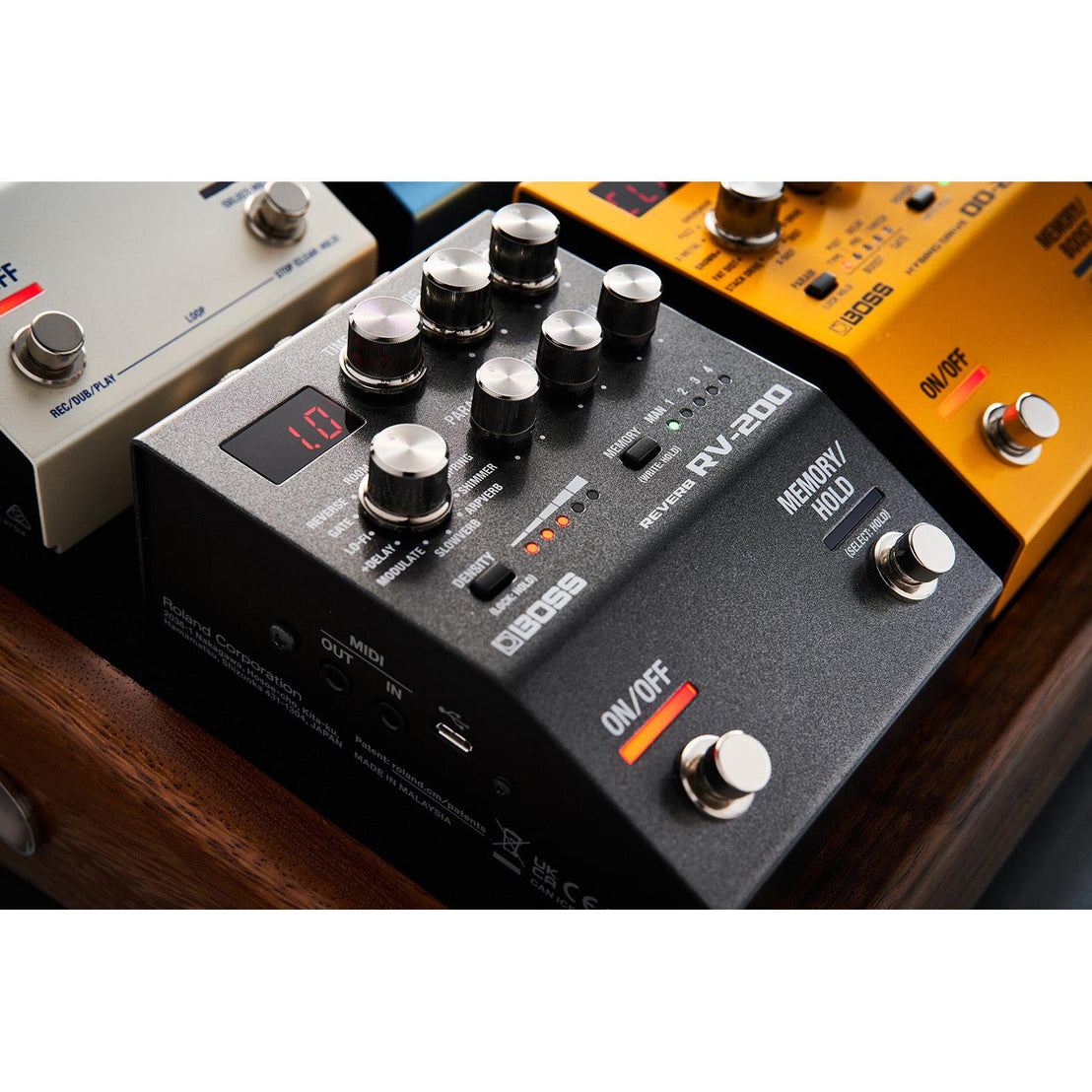 Pedal Guitar Boss RV-200 Reverb-Mai Nguyên Music