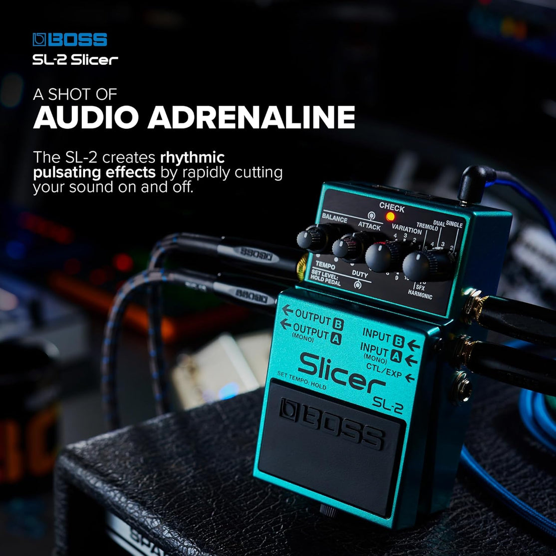 Pedal Guitar Boss SL-2 Slicer Audio Pattern Processor-Mai Nguyên Music