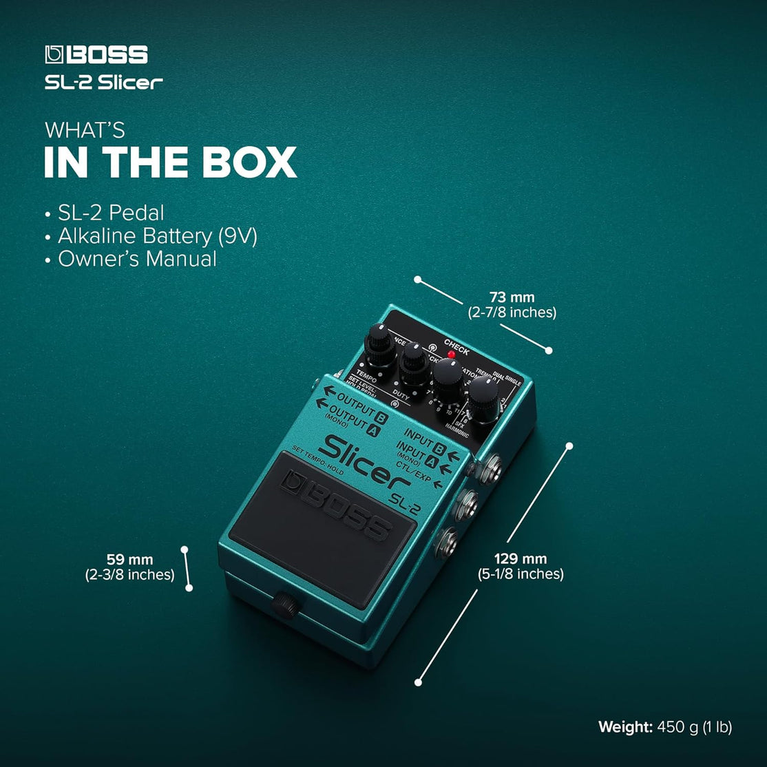 Pedal Guitar Boss SL-2 Slicer Audio Pattern Processor-Mai Nguyên Music