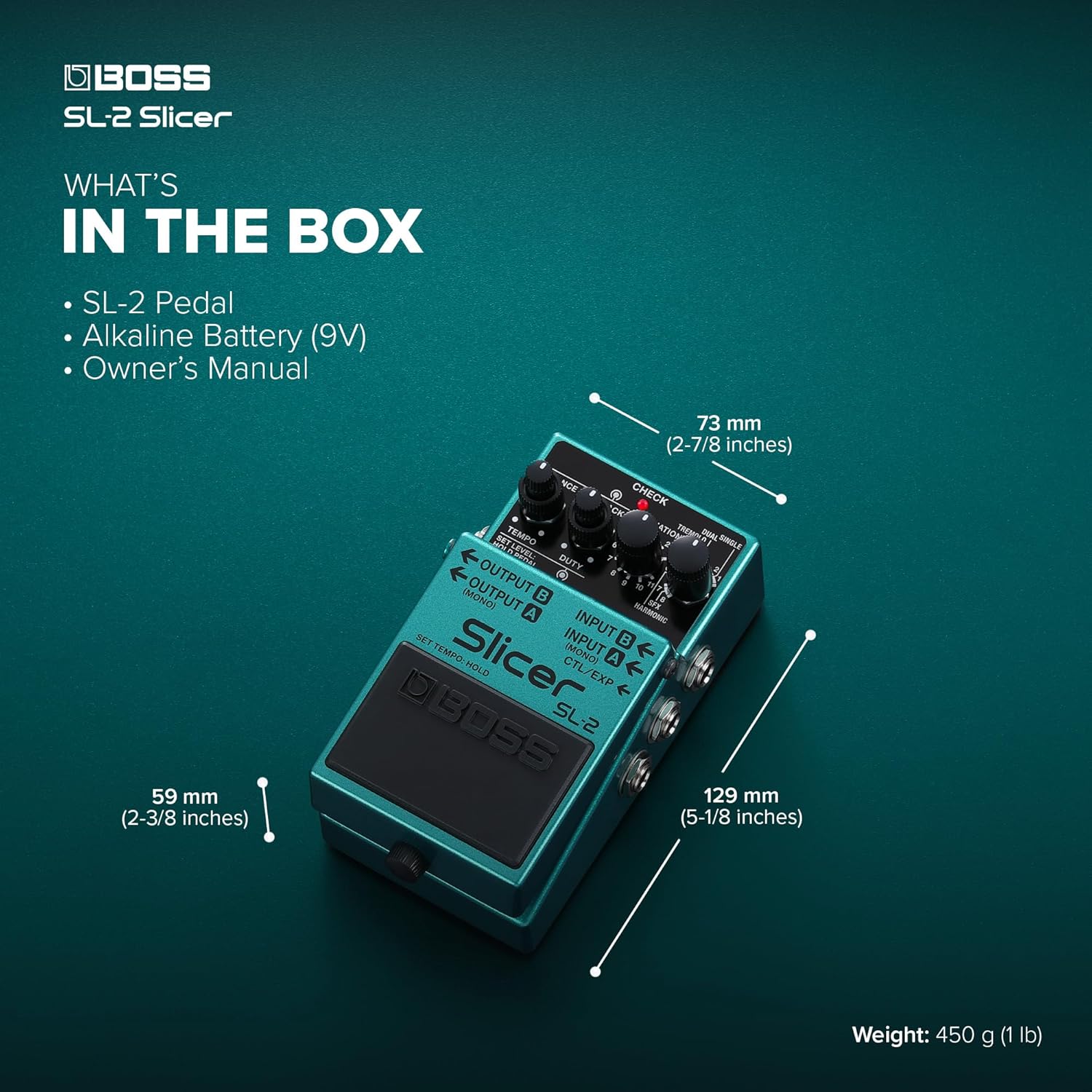 Pedal Guitar Boss SL-2 Slicer Audio Pattern Processor-Mai Nguyên Music