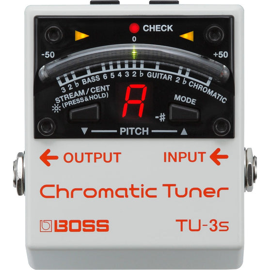 Pedal Guitar Boss TU-3S Chromatic Tuner-Mai Nguyên Music