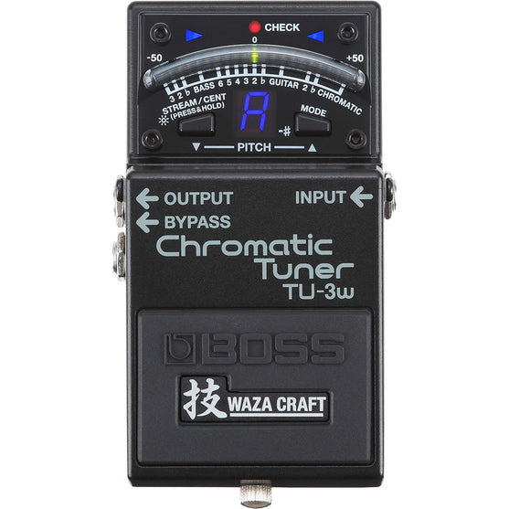 Pedal Guitar Boss TU-3W Waza Craft Chromatic Tuner-Mai Nguyên Music