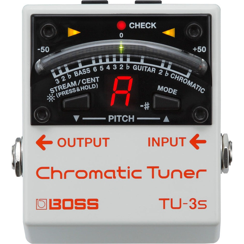 Pedal Guitar Chromatic Tuner Boss TU-3S-Mai Nguyên Music