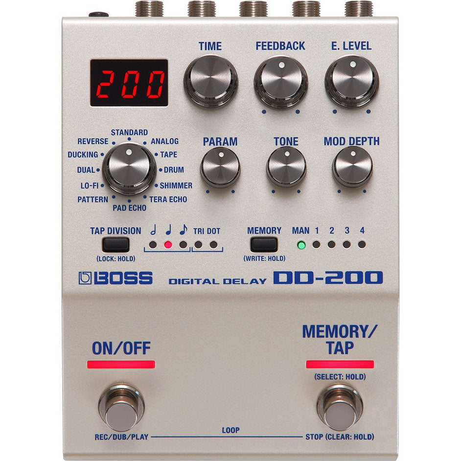 Pedal Guitar Digital Delay Boss DD-200-Mai Nguyên Music