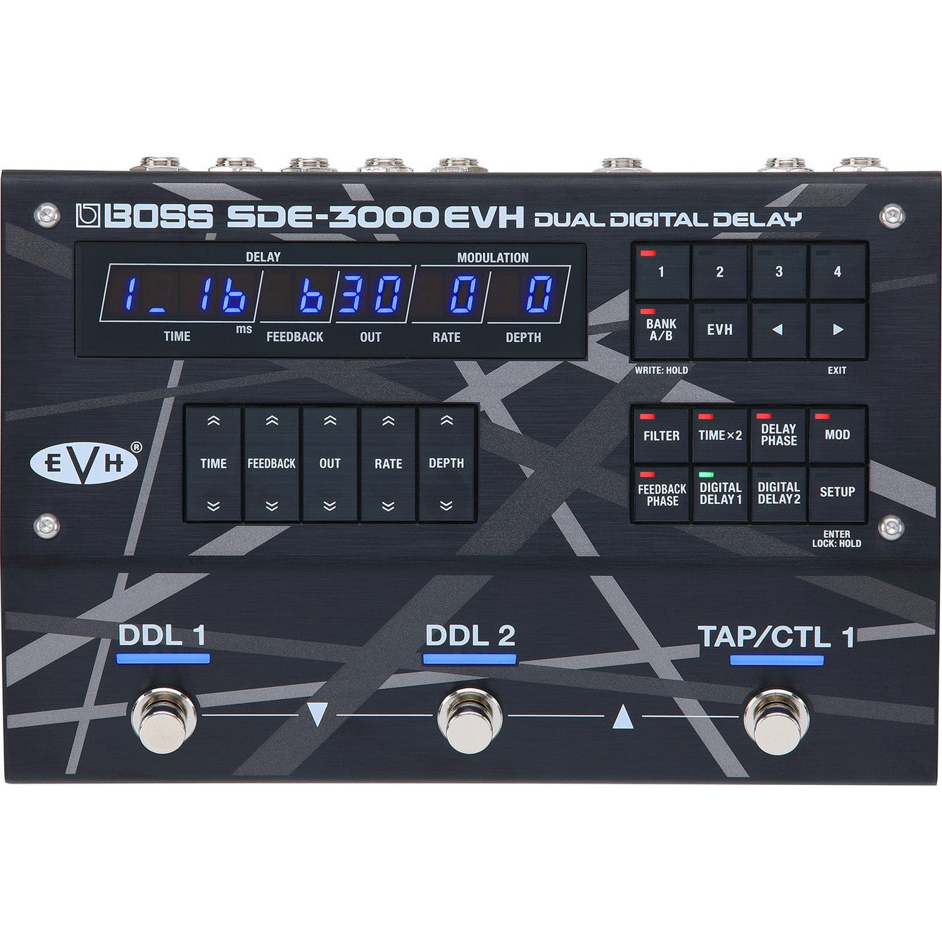 Pedal Guitar Dual Digital Delay Boss SDE-3000EVH-Mai Nguyên Music