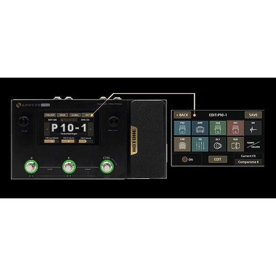 Pedal Guitar Hotone Ampero One MP-80 Amp Modeler And Effects Processor-Mai Nguyên Music