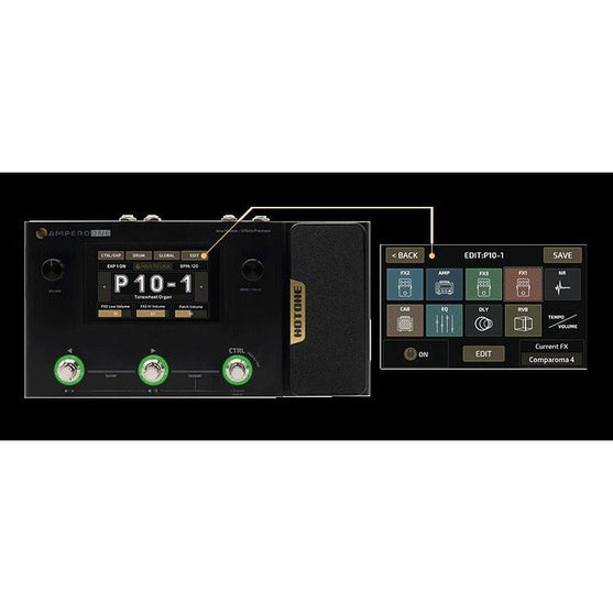 Pedal Guitar Hotone Ampero One MP-80 Amp Modeler And Effects Processor-Mai Nguyên Music