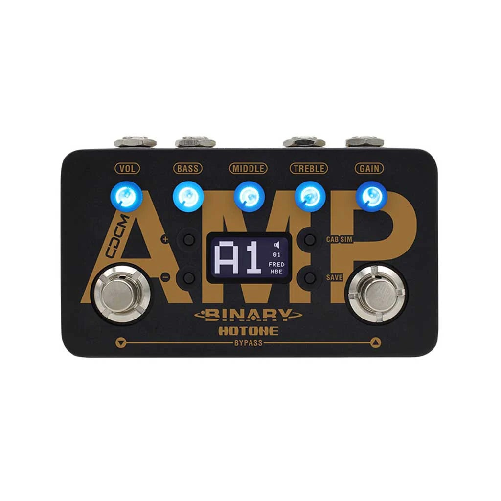 Pedal Guitar Hotone Binary Amp Simulat-Mai Nguyên Music
