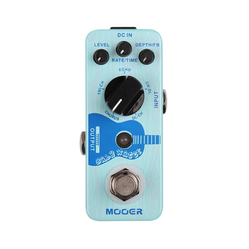 Pedal Guitar Mooer Baby Water Delay & Reverb Pedal-Mai Nguyên Music