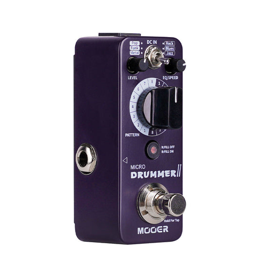 Pedal Guitar Mooer Micro Drummer ii-Mai Nguyên Music