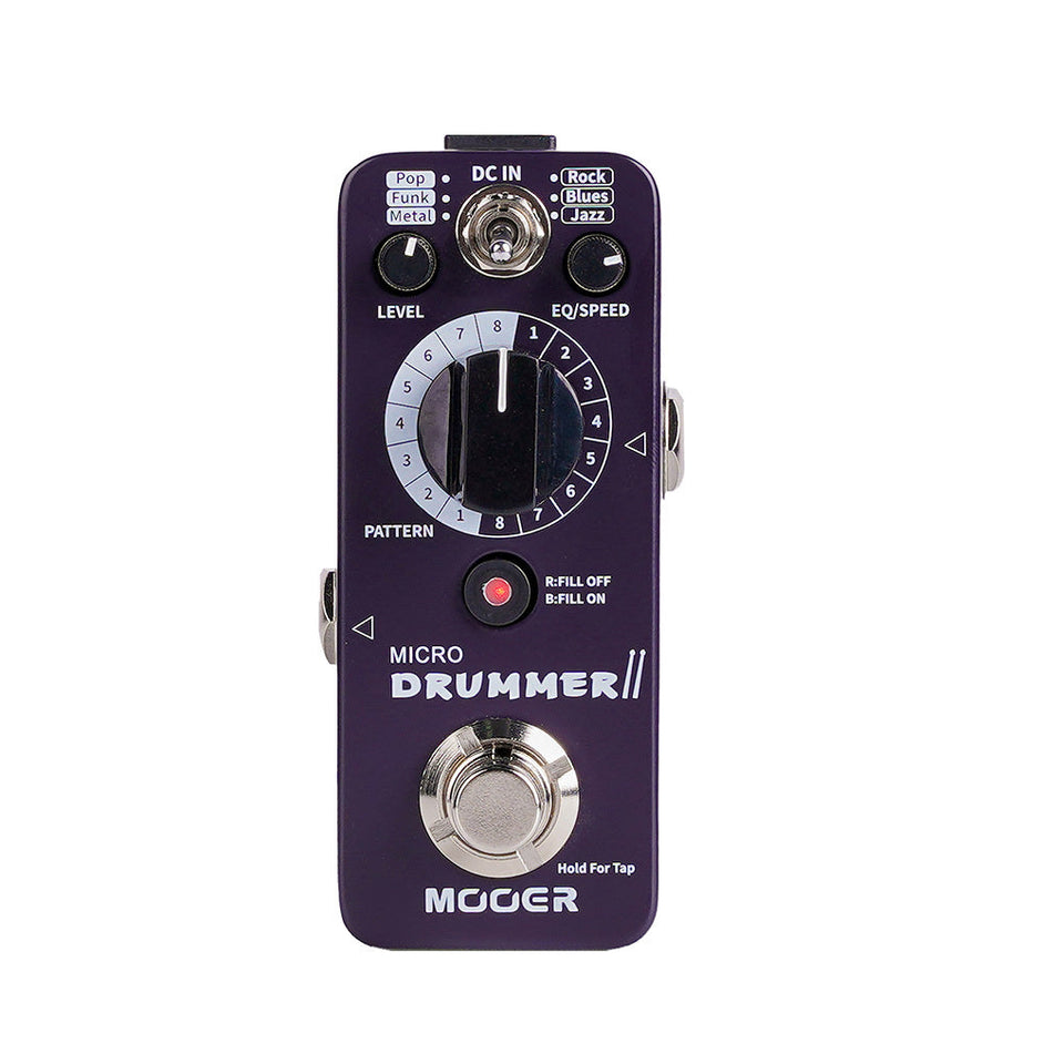 Pedal Guitar Mooer Micro Drummer ii-Mai Nguyên Music