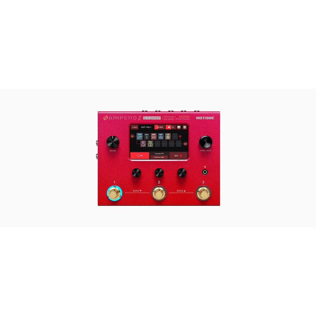Pedal Guitar Multi Effect Ampero II Stomp MP-300 10th Anniversary Limited Edition-Mai Nguyên Music