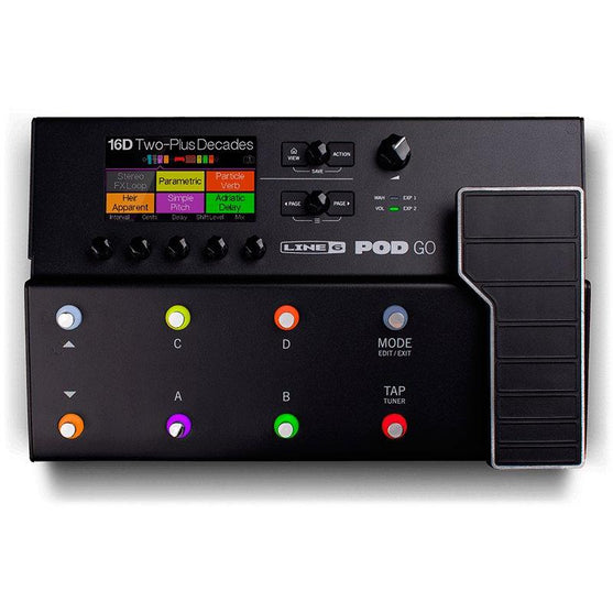 Pedal Guitar Multi-Effect Guitar Line 6 POD Go-Mai Nguyên Music