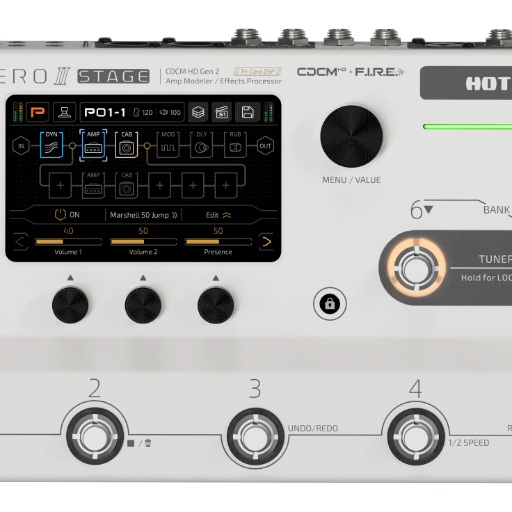 Pedal Guitar Multi Effect Hotone Ampero II Stage MP-380-Mai Nguyên Music