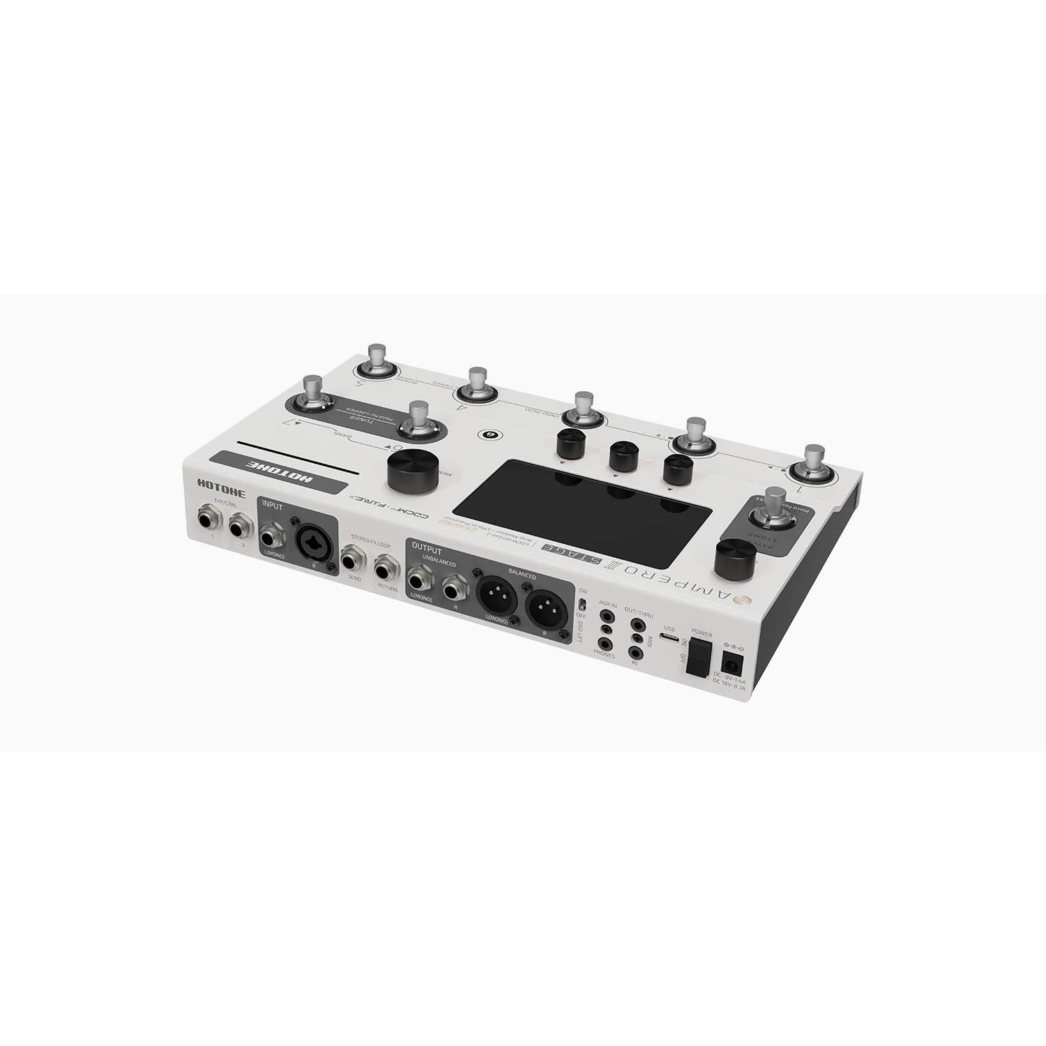 Pedal Guitar Multi Effect Hotone Ampero II Stage MP-380-Mai Nguyên Music