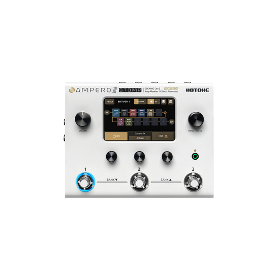 Pedal Guitar Multi Effect Hotone Ampero II Stomp MP-300-Mai Nguyên Music