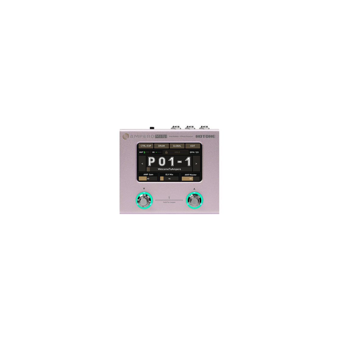 Pedal Guitar Multi Effect Hotone Ampero Mini MP-50-Mai Nguyên Music