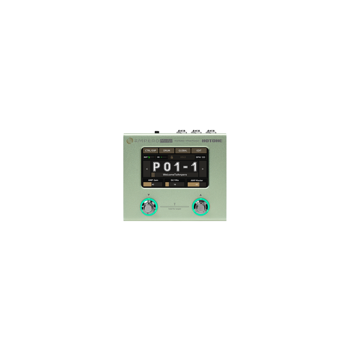Pedal Guitar Multi Effect Hotone Ampero Mini MP-50-Mai Nguyên Music