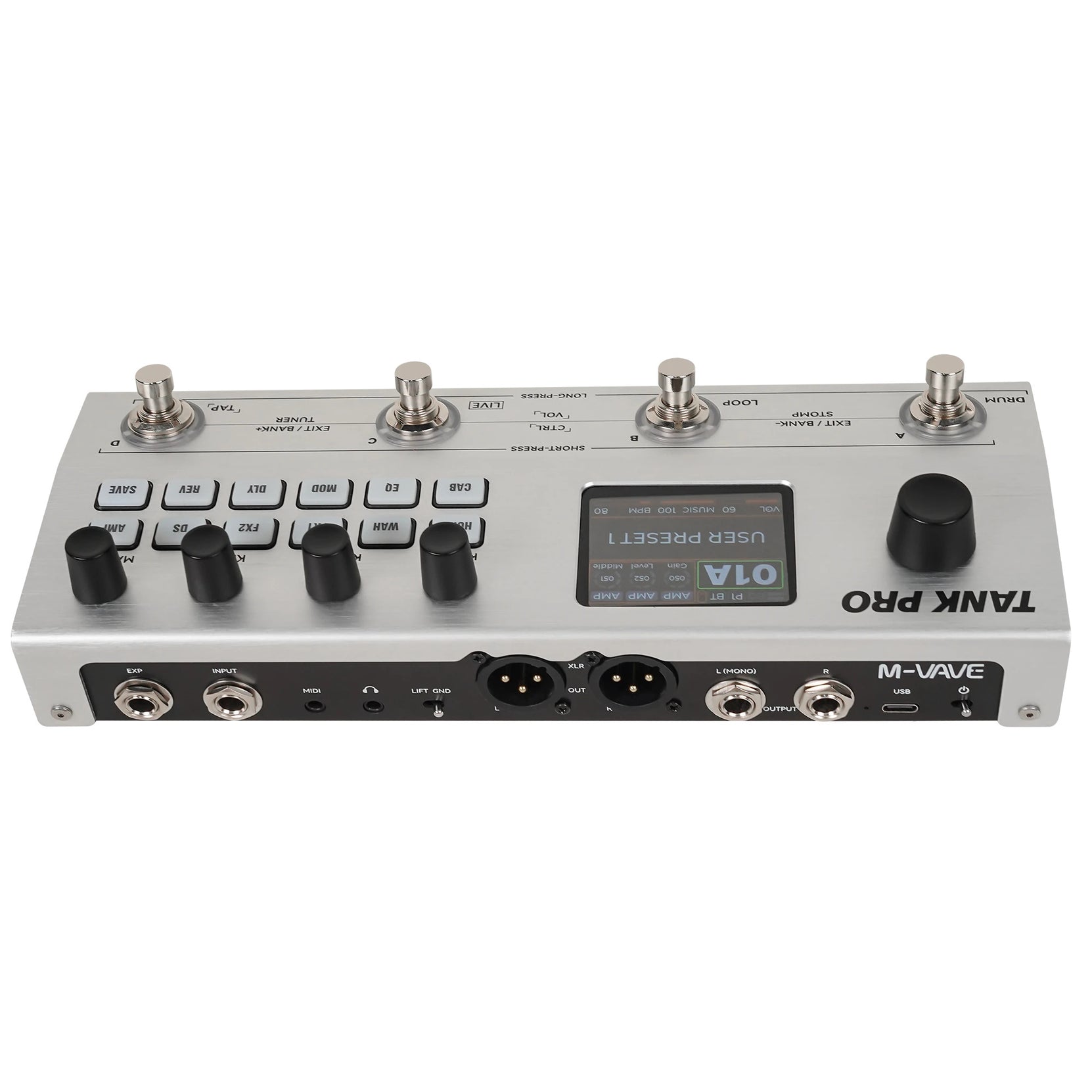 Pedal Guitar Multi Effect M-Vave Tank Pro-Mai Nguyên Music