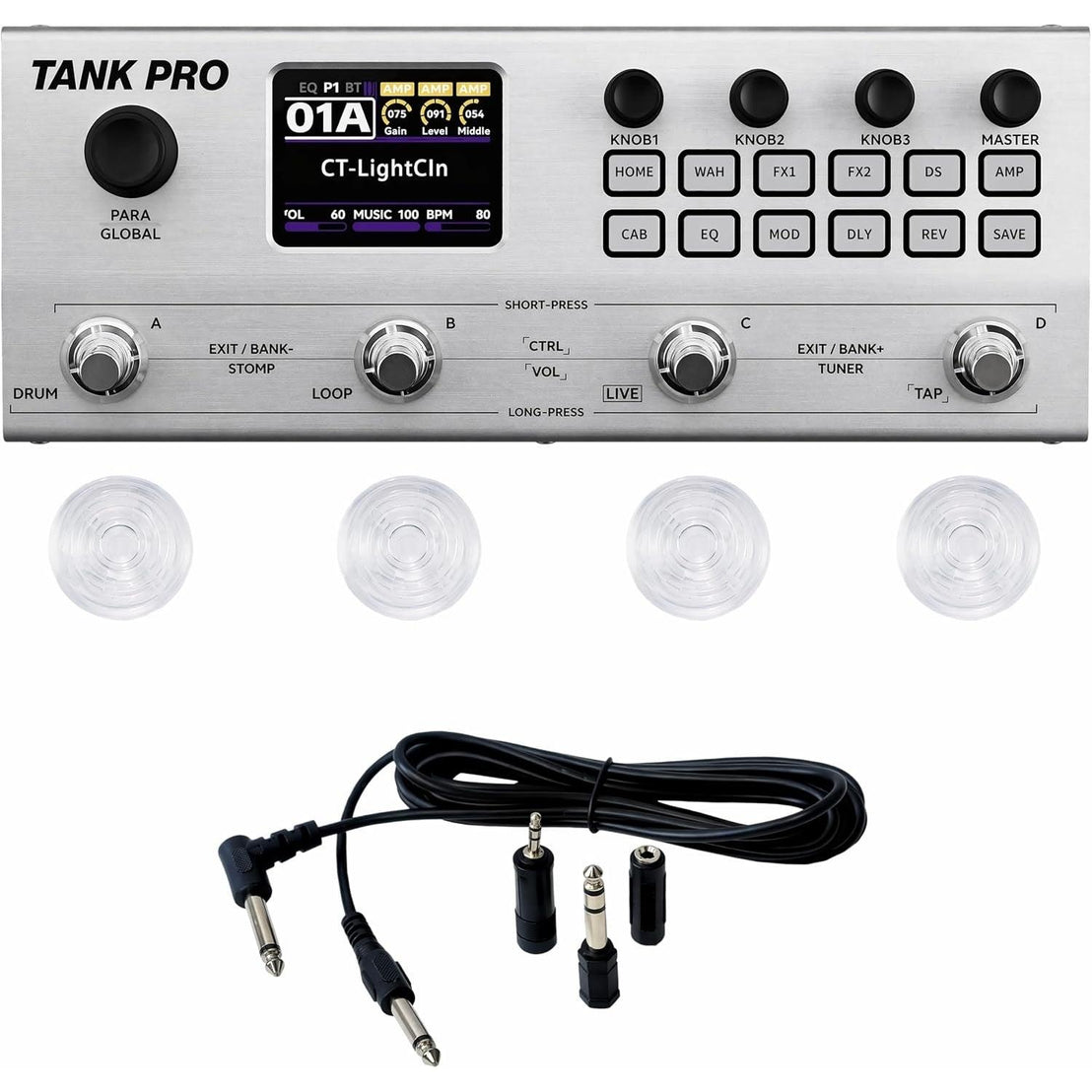 Pedal Guitar Multi Effect M-Vave Tank Pro-Mai Nguyên Music