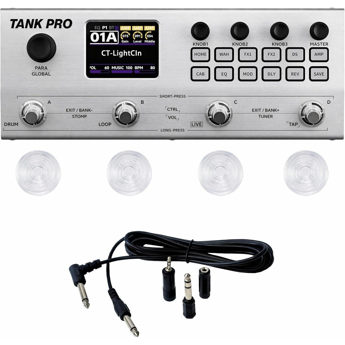 Pedal Guitar Multi Effect M-Vave Tank Pro-Mai Nguyên Music