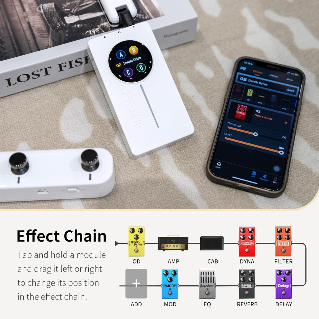 Pedal Guitar Multi Effect Mooer Prime P2-Mai Nguyên Music