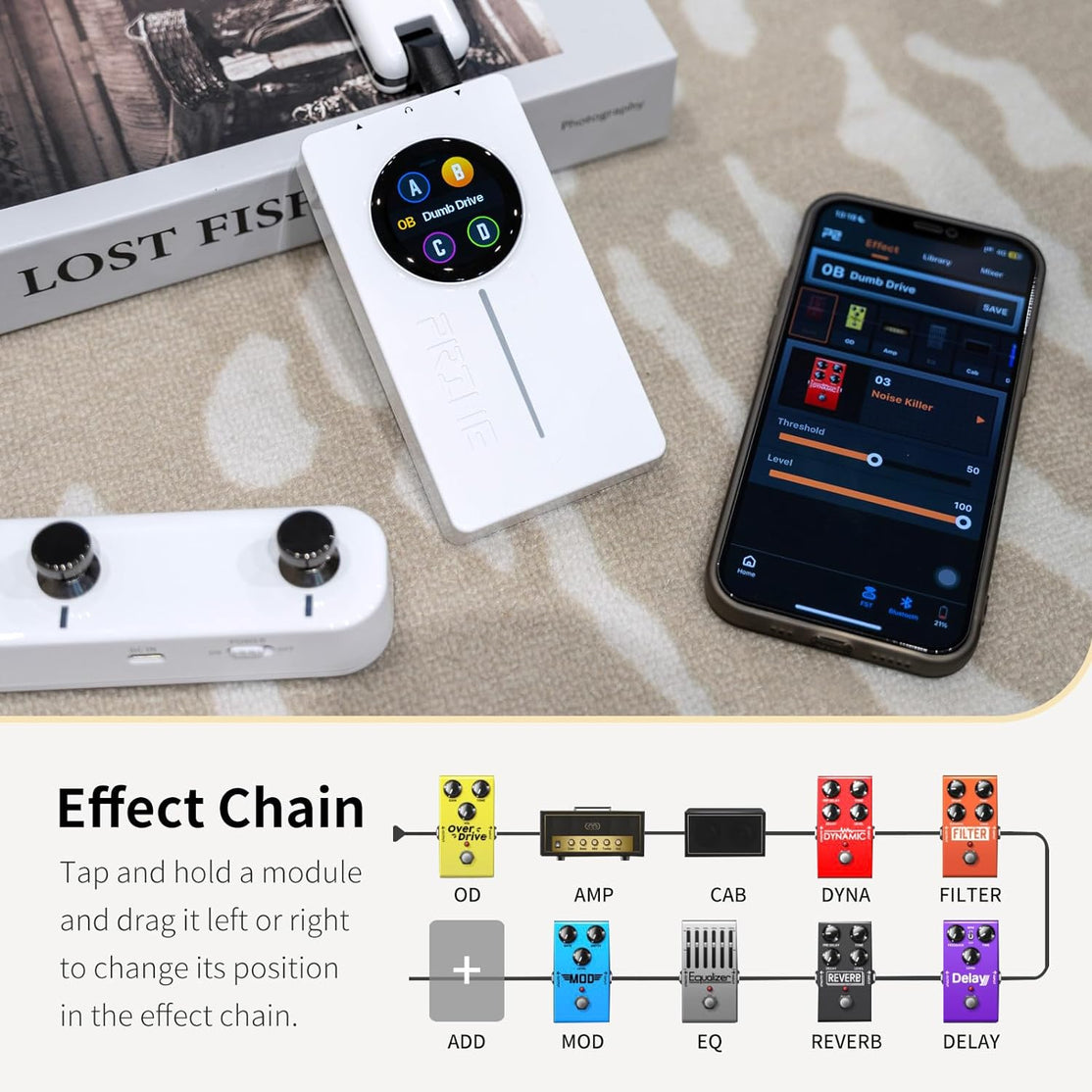 Pedal Guitar Multi Effect Mooer Prime P2-Mai Nguyên Music