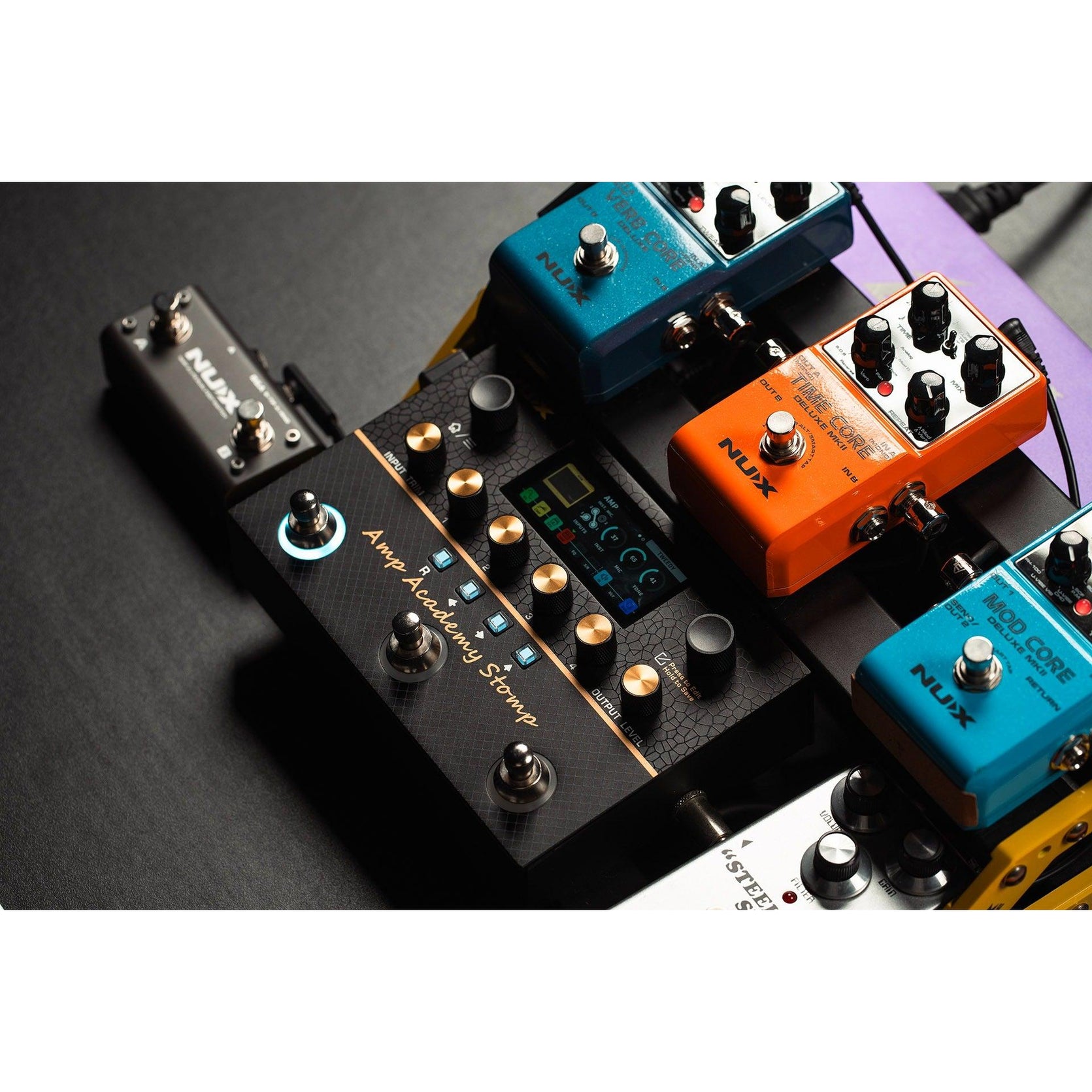 Pedal Guitar Multi Effect Nux Academy Stomp-Mai Nguyên Music