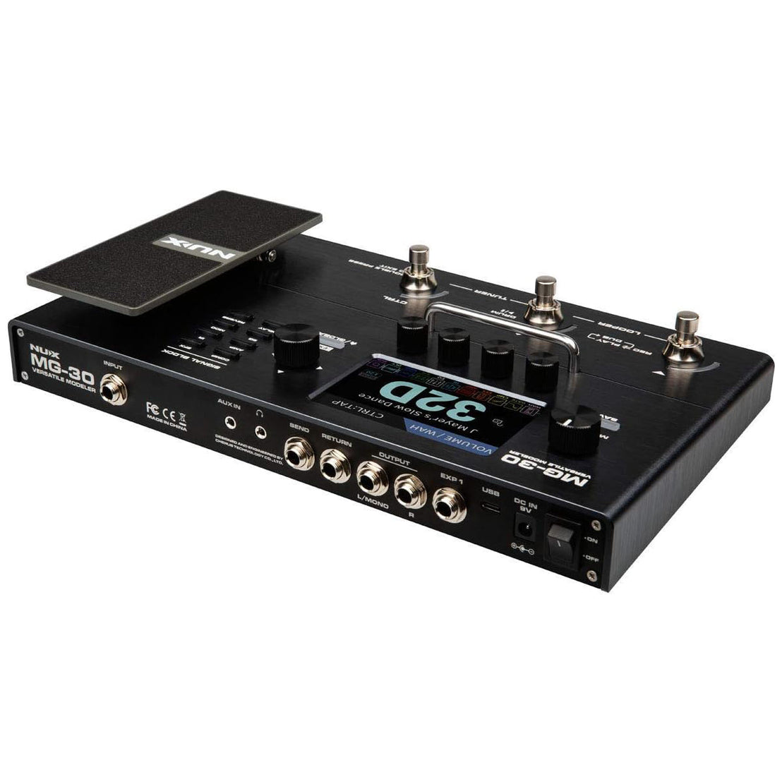 Pedal Guitar Multi Effect Nux MG-30-Mai Nguyên Music