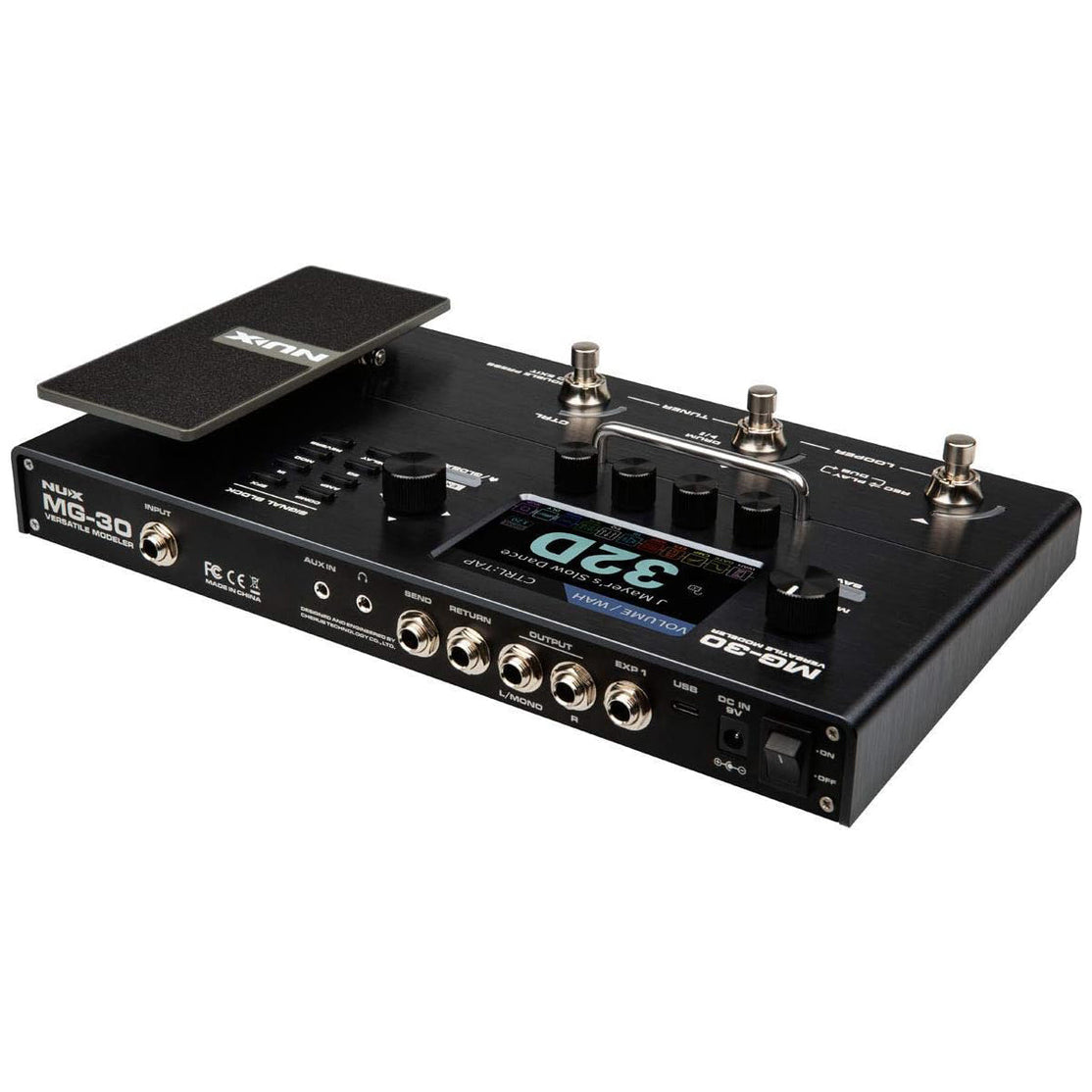 Pedal Guitar Multi Effect NUX MG-30-Mai Nguyên Music
