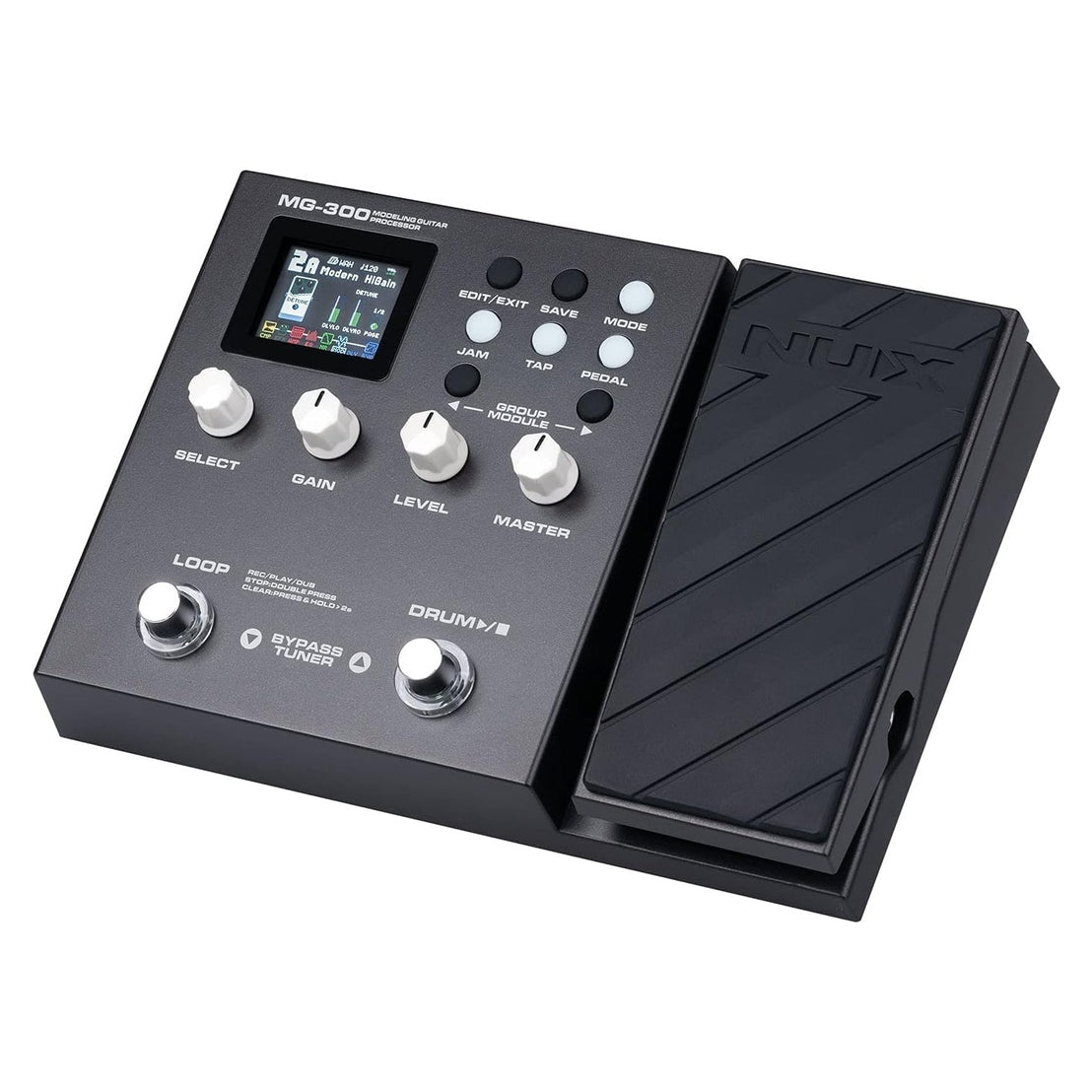 Pedal Guitar Multi Effect Nux MG-300-Mai Nguyên Music