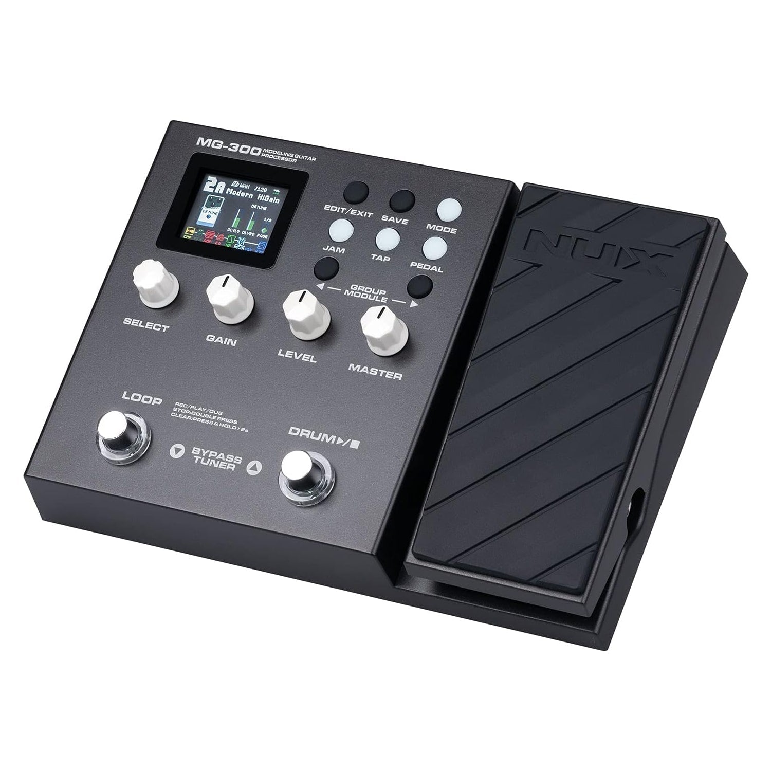 Pedal Guitar Multi Effect NUX MG-300-Mai Nguyên Music
