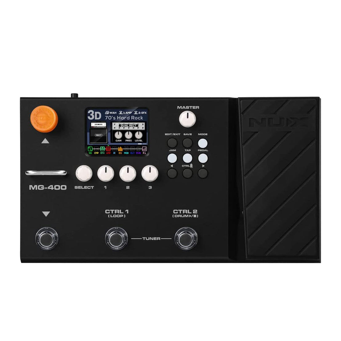 Pedal Guitar Multi Effect Nux MG-400-Mai Nguyên Music