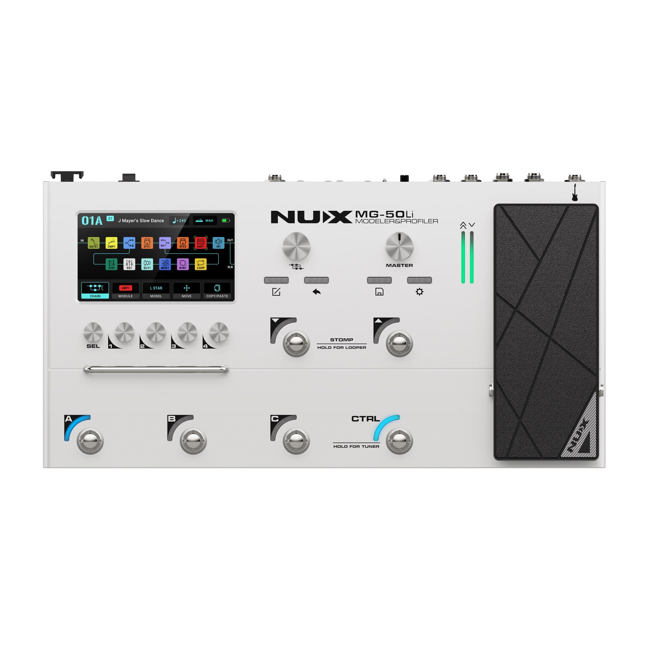 Pedal Guitar Multi Effect Nux MG-50Li-Mai Nguyên Music