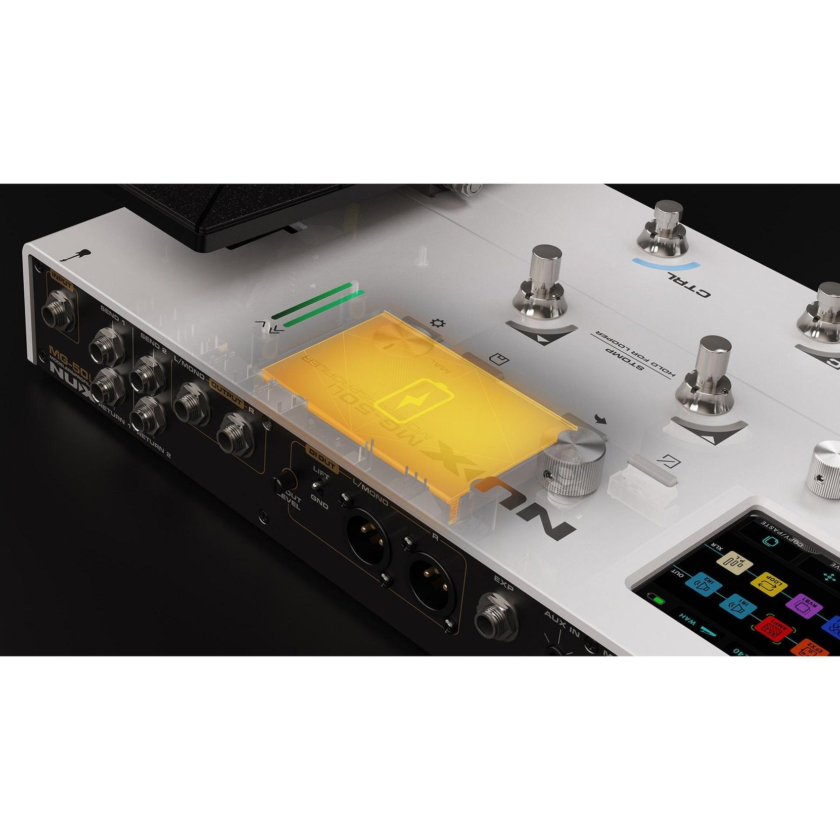 Pedal Guitar Multi Effect Nux MG-50Li-Mai Nguyên Music
