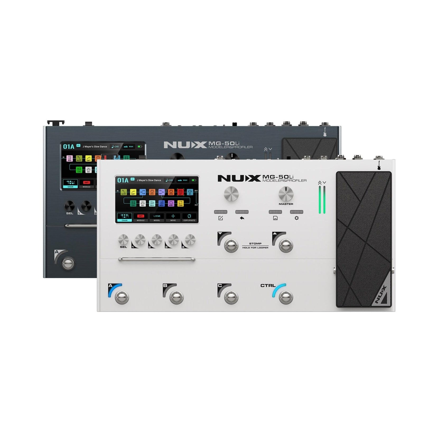 Pedal Guitar Multi Effect Nux MG-50Li-Mai Nguyên Music