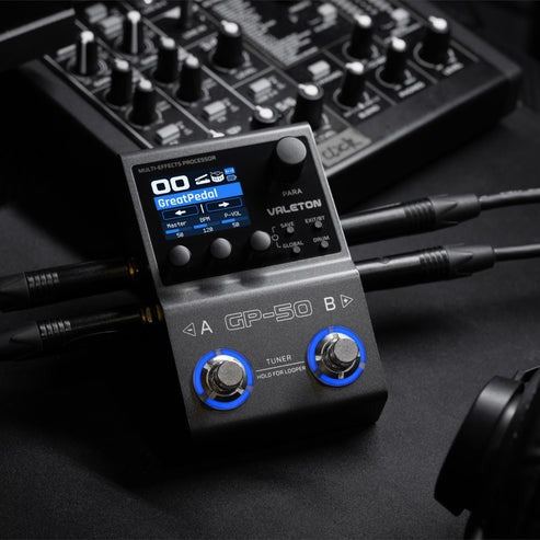 Pedal Guitar Multi Effect Valeton GP-50, Amp IR Loader Mini-Mai Nguyên Music