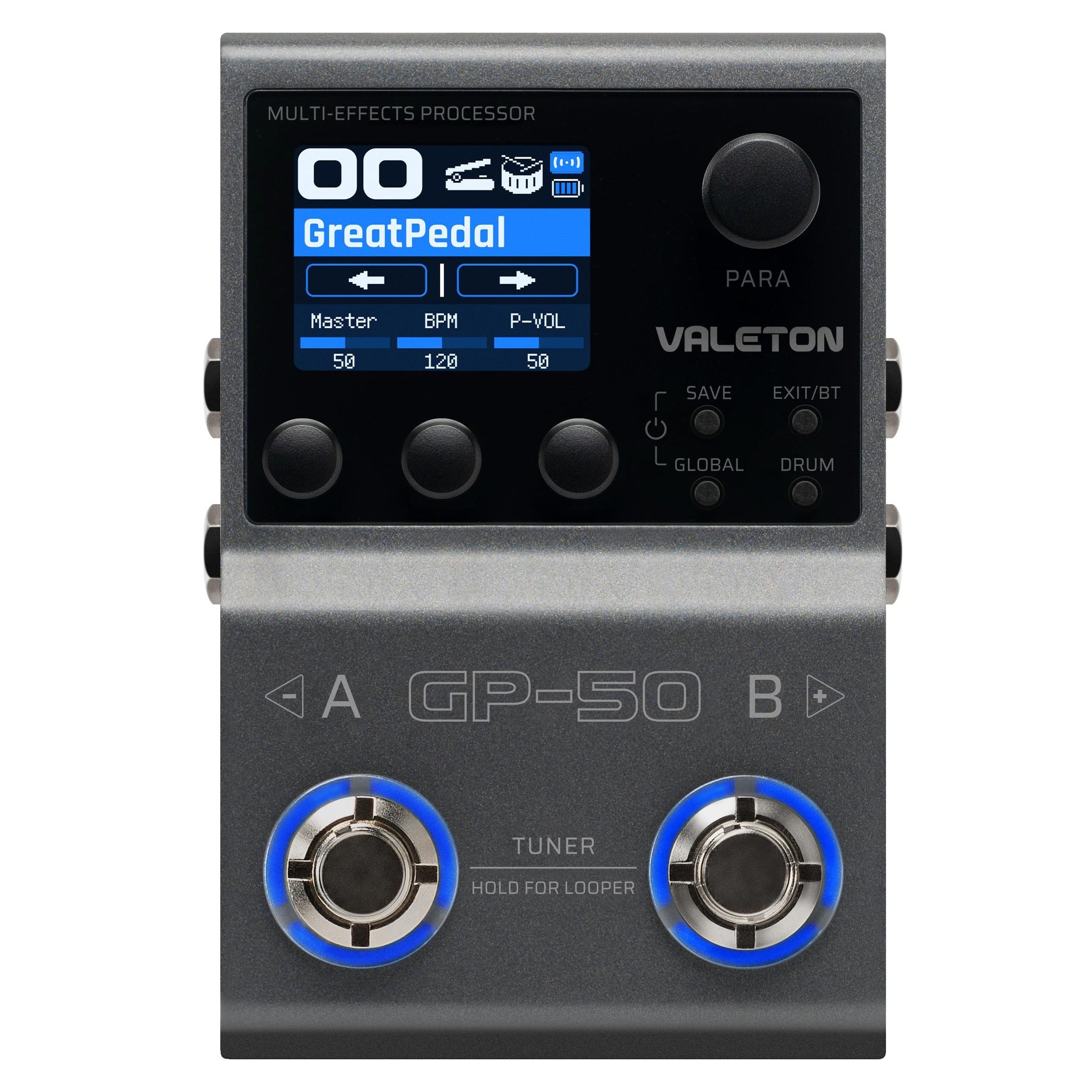 Pedal Guitar Multi Effect Valeton GP-50, Amp IR Loader Mini-Mai Nguyên Music