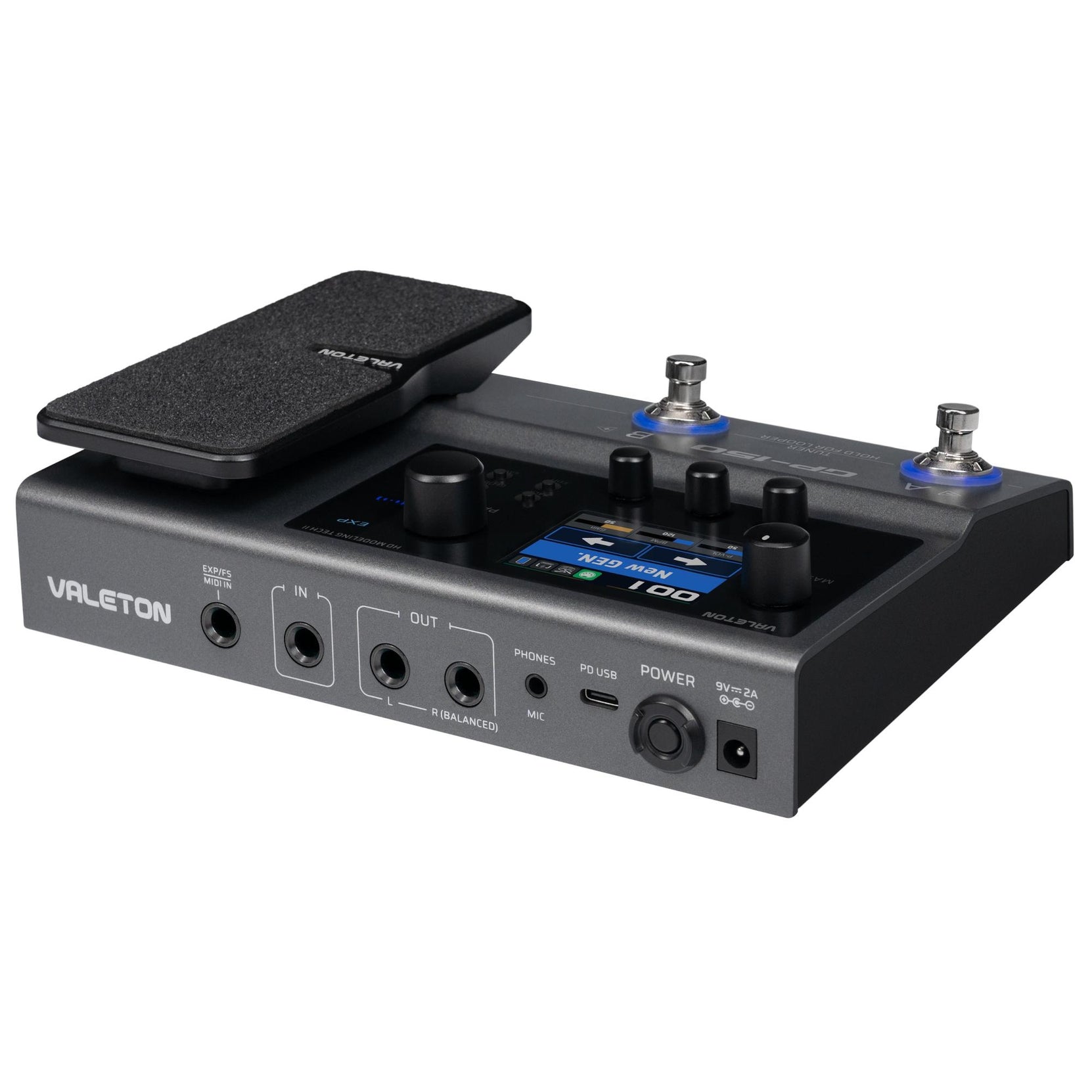 Pedal Guitar Multi Effect Valeton GP150 Amp Modeller-Mai Nguyên Music