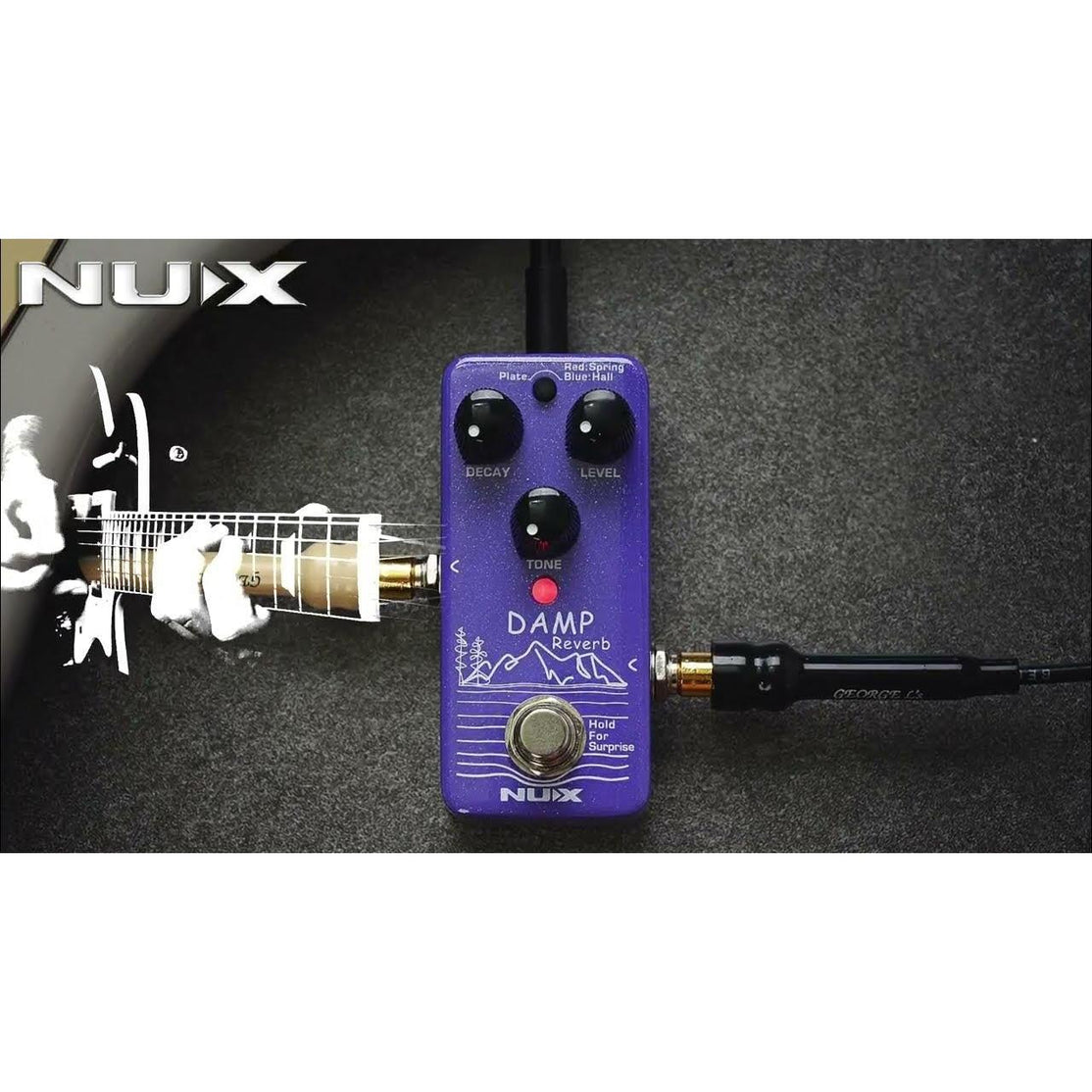 Pedal Guitar Nux Damp Reverb NRV-3-Mai Nguyên Music