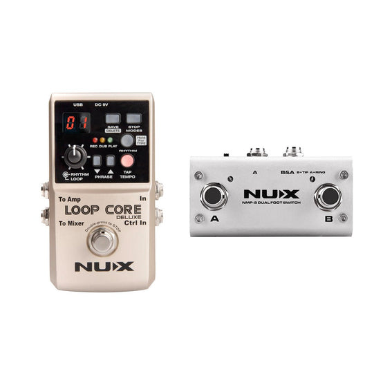 Pedal Guitar Nux Loop Core Deluxe Bundle-Mai Nguyên Music