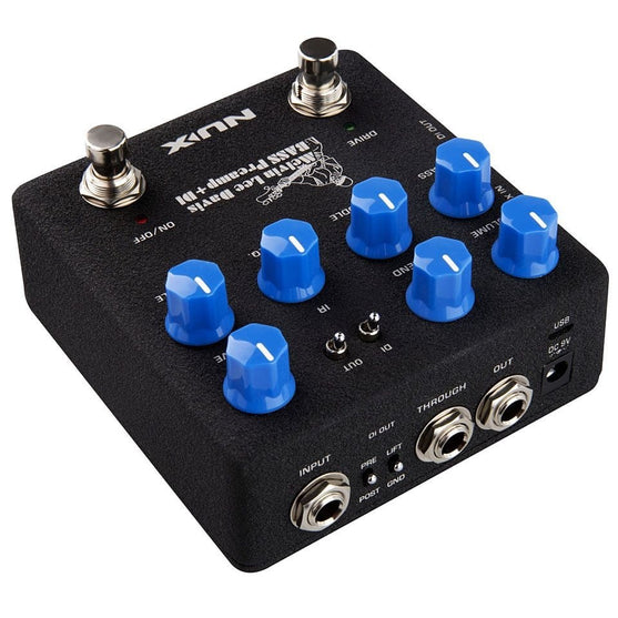 Pedal Guitar Nux MLD Bass Preamp + DI NBP-5-Mai Nguyên Music