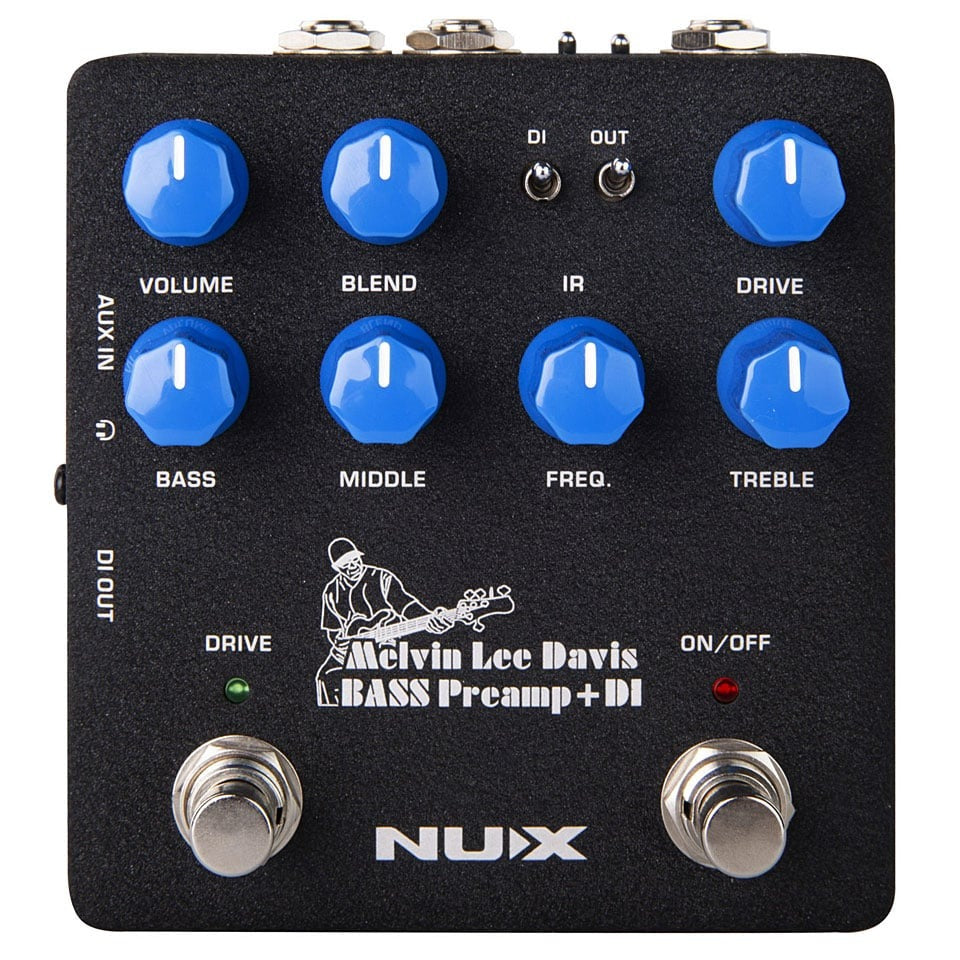 Pedal Guitar Nux MLD Bass Preamp + DI NBP-5-Mai Nguyên Music